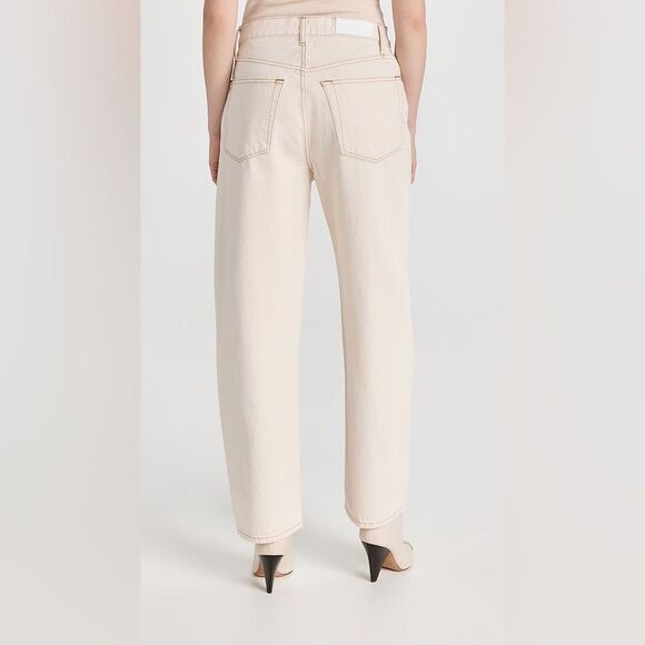 NWT RE/DONE 90s Low Slung Jean In Rinsed Birch/Beige - Picture 5 of 9